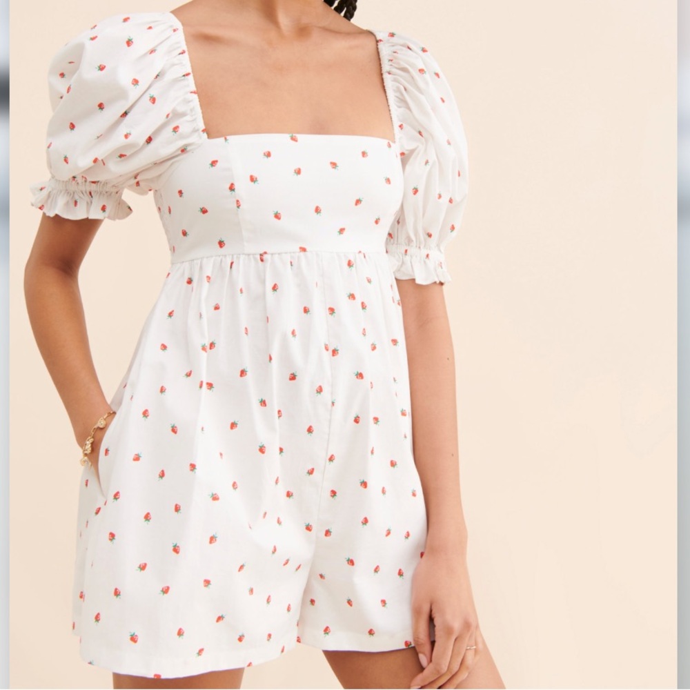 Selkie Strawberry Romper